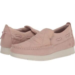Sperry Women’s Moc-Sider Slip On Shoes Suede Quilted Pink Size 8 M comfort New
